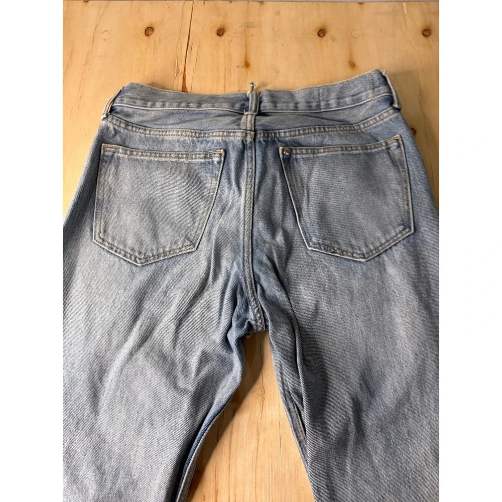 HM Original Straight Regular Fit Blue Denim Jeans 30/32 Light Wash Mens